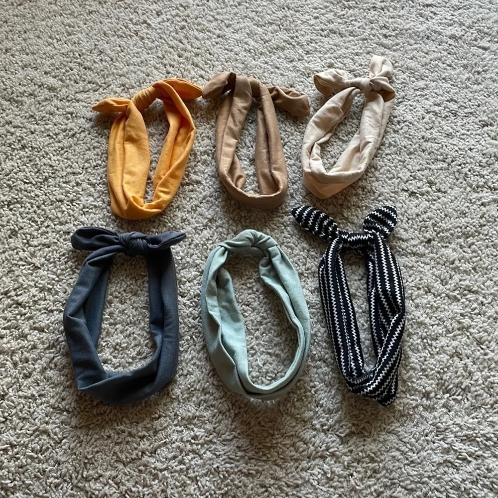 Set of six headbands